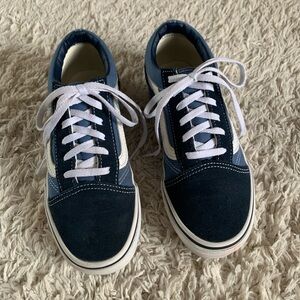 Vans Old School. Kids size 3. Blue
